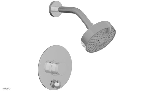 Phylrich BASIC II Pressure Balance Shower and Diverter Set (Less Spout) 4-188