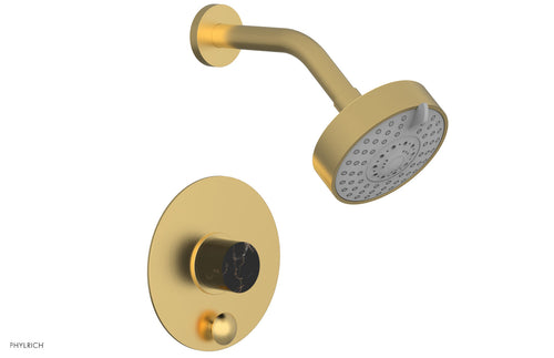 Phylrich BASIC II Pressure Balance Shower and Diverter Set (Less Spout) 4-190
