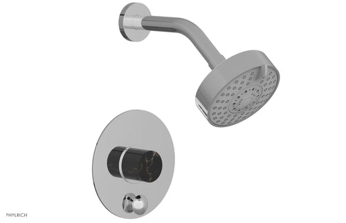 Phylrich BASIC II Pressure Balance Shower and Diverter Set (Less Spout) 4-190