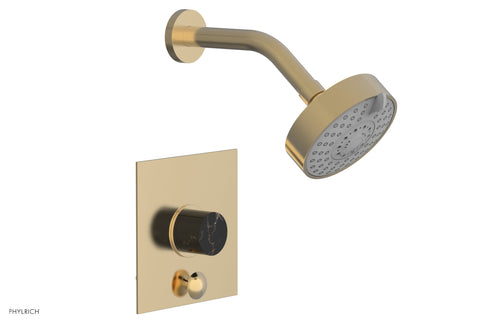 Phylrich BASIC II Pressure Balance Shower and Diverter Set (Less Spout) 4-194