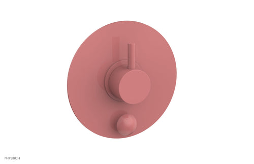 Phylrich BASIC II Pressure Balance Shower Plate with Diverter and Handle Trim Set 4-199