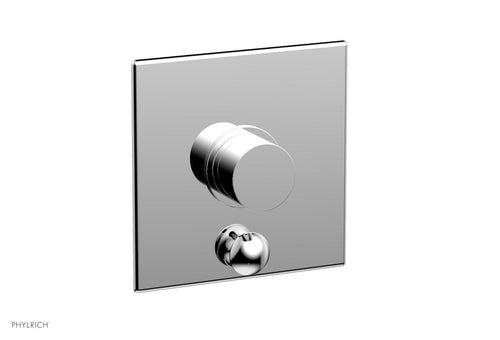 Phylrich BASIC II Pressure Balance Shower Plate with Diverter and Handle Trim Set 4-201
