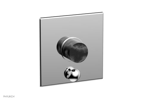 Phylrich BASIC II Pressure Balance Shower Plate with Diverter and Handle Trim Set 4-202