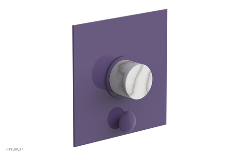 Phylrich BASIC II Pressure Balance Shower Plate with Diverter and Handle Trim Set 4-202