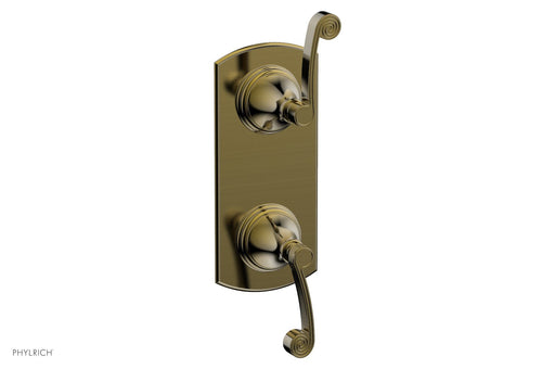 Phylrich 3RING 1/2" Mini Thermostatic Valve with Volume Control Diverter 4-319