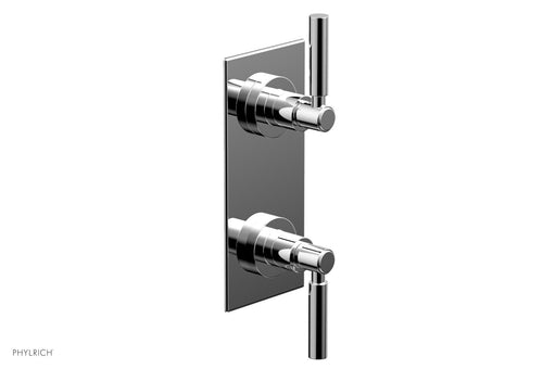 Phylrich BASIC 1/2" Thermostatic Valve with Volume Control or Diverter Lever Handles 4-344