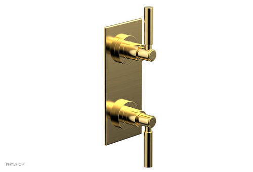 Phylrich BASIC 1/2" Thermostatic Valve with Volume Control or Diverter Lever Handles 4-344