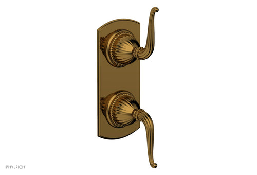 Phylrich Georgian & Barcelona Volume Control/Diverter Trim - Lever Handle 4-376