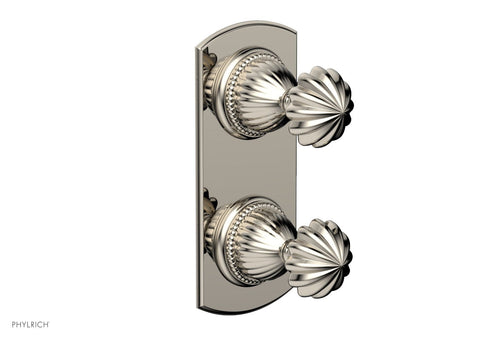 Phylrich Georgian & Barcelona Volume Control/Diverter Trim - Round Handle 4-382