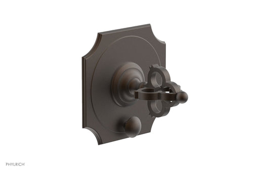 Phylrich COURONNE Pressure Balance Shower Plate with Diverter and Handle Trim Set 4-473