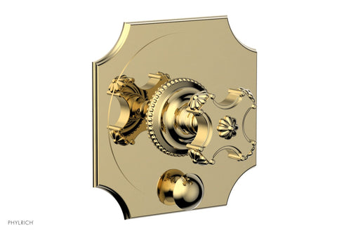 Phylrich MARVELLE Pressure Balance Shower Plate with Diverter and Handle Trim Set 4-479