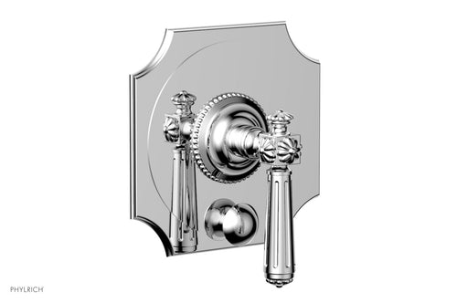 Phylrich MARVELLE Pressure Balance Shower Plate with Diverter and Handle Trim Set 4-480