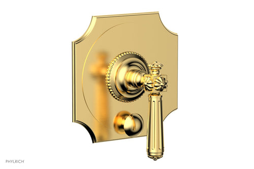 Phylrich MARVELLE Pressure Balance Shower Plate with Diverter and Handle Trim Set 4-480