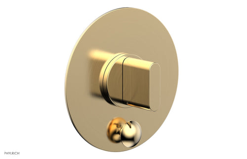 Phylrich ROND Pressure Balance Shower Plate with Diverter and Handle Trim Set 4-553