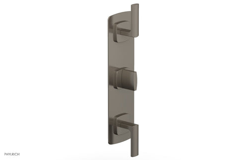 Phylrich RADI 3/4" Thermostatic Valve with Two Volume Control, Lever Handles 4-556