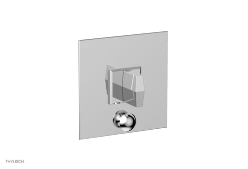 Phylrich DIAMA Pressure Balance Shower Plate with Diverter and Handle Trim Set 4-561