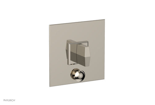 Phylrich DIAMA Pressure Balance Shower Plate with Diverter and Handle Trim Set 4-561