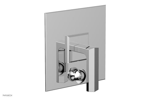 Phylrich DIAMA Pressure Balance Shower Plate with Diverter and Handle Trim Set 4-562