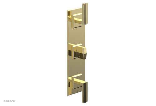 Phylrich DIAMA 3/4" Thermostatic Valve with Two Volume Control, Lever Handles 4-564