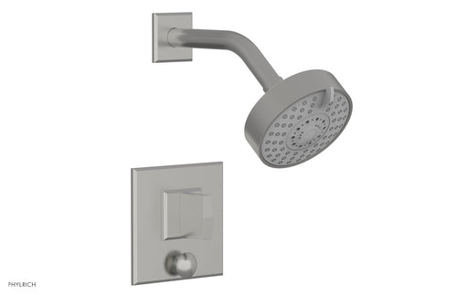 Phylrich DIAMA Pressure Balance Shower and Diverter Set (Less Spout), Blade Handle 4-565