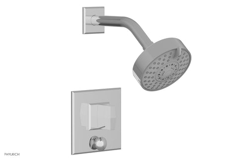 Phylrich DIAMA Pressure Balance Shower and Diverter Set (Less Spout), Blade Handle 4-565