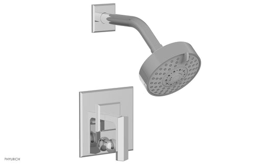 Phylrich DIAMA Pressure Balance Shower and Diverter Set (Less Spout), Lever Handle 4-566