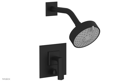 Phylrich DIAMA Pressure Balance Shower and Diverter Set (Less Spout), Lever Handle 4-566