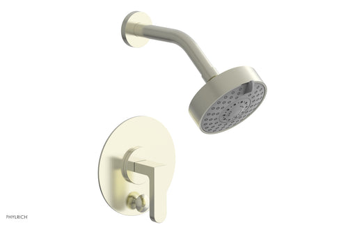 Phylrich ROND Pressure Balance Shower and Diverter Set (Less Spout), Lever Handle 4-573