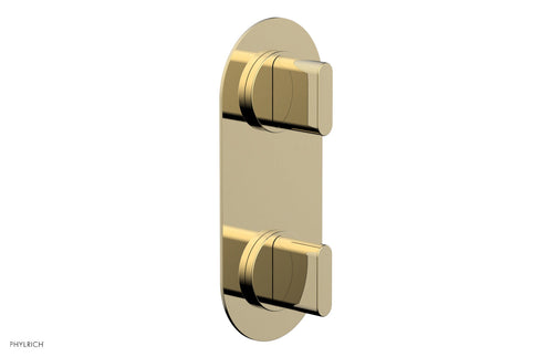 Phylrich ROND 3/4" Thermostatic Valve with Volume Control or Diverter, Blade Handles 4-575