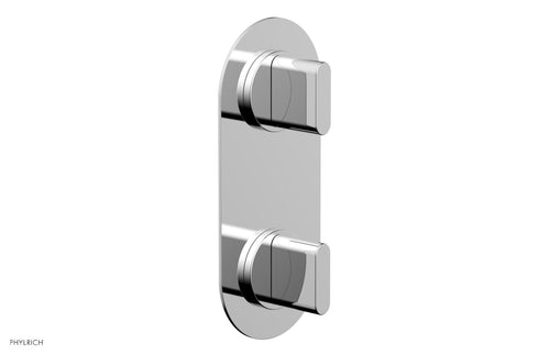 Phylrich ROND 3/4" Thermostatic Valve with Volume Control or Diverter, Blade Handles 4-575