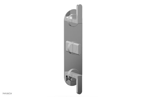Phylrich Rond 3/4" Thermostatic Valve with Two Volume Control, Lever Handles 4-578