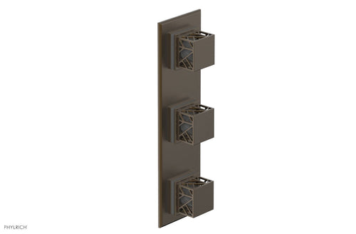 Phylrich JOLIE Thermostatic Valve with Two Volume Control with "Grey" Accents 4-591