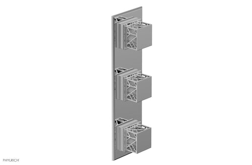 Phylrich JOLIE Thermostatic Valve with Two Volume Control with "White" Accents 4-591