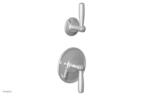 Phylrich WORKS - 3/4" Thermostatic Valve with Volume Control or Diverter, Lever Handles 4-610