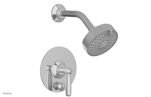 Phylrich WORKS Pressure Balance Shower and Diverter Set (Less Spout), Lever Handle 4-615