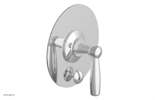 Phylrich WORKS Pressure Balance Shower Plate with Diverter and Handle Trim Set 4-617