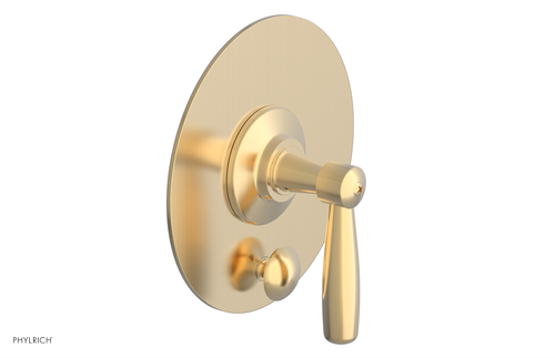 Phylrich WORKS Pressure Balance Shower Plate with Diverter and Handle Trim Set 4-617