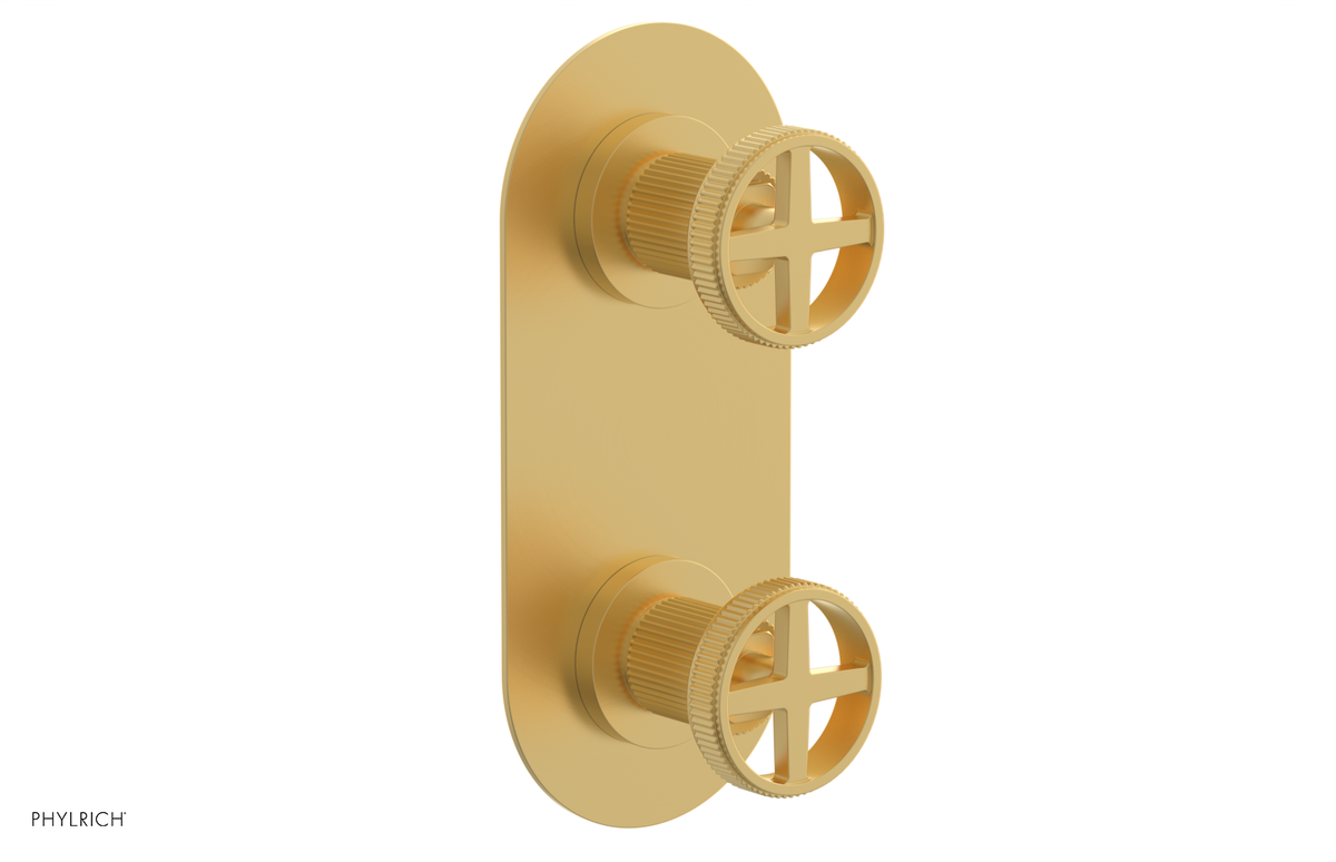 DUSTRIE - Thermostatic Valve with Volume Control or Diverter - Grooved 4-618