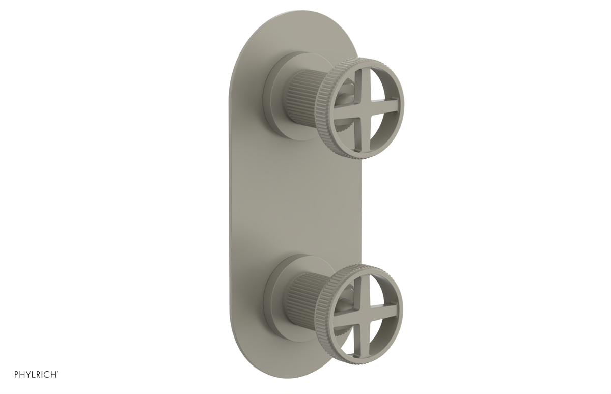 DUSTRIE - Thermostatic Valve with Volume Control or Diverter - Grooved 4-618