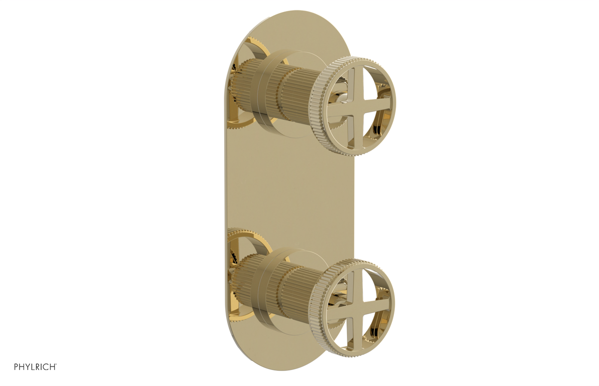 DUSTRIE - Thermostatic Valve with Volume Control or Diverter - Grooved 4-618