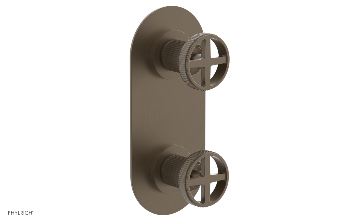 DUSTRIE - Thermostatic Valve with Volume Control or Diverter - Grooved 4-618