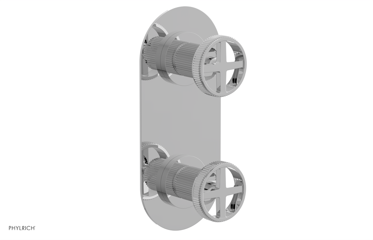 DUSTRIE - Thermostatic Valve with Volume Control or Diverter - Grooved 4-618