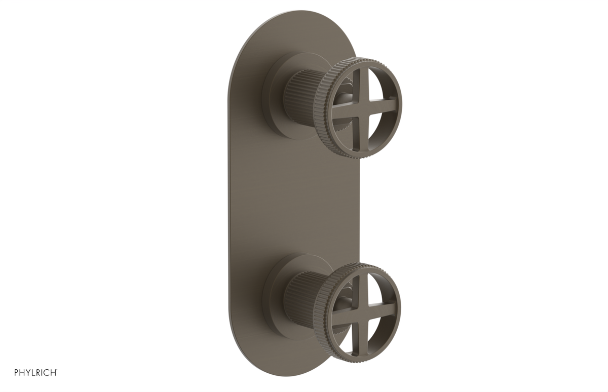 DUSTRIE - Thermostatic Valve with Volume Control or Diverter - Grooved 4-618