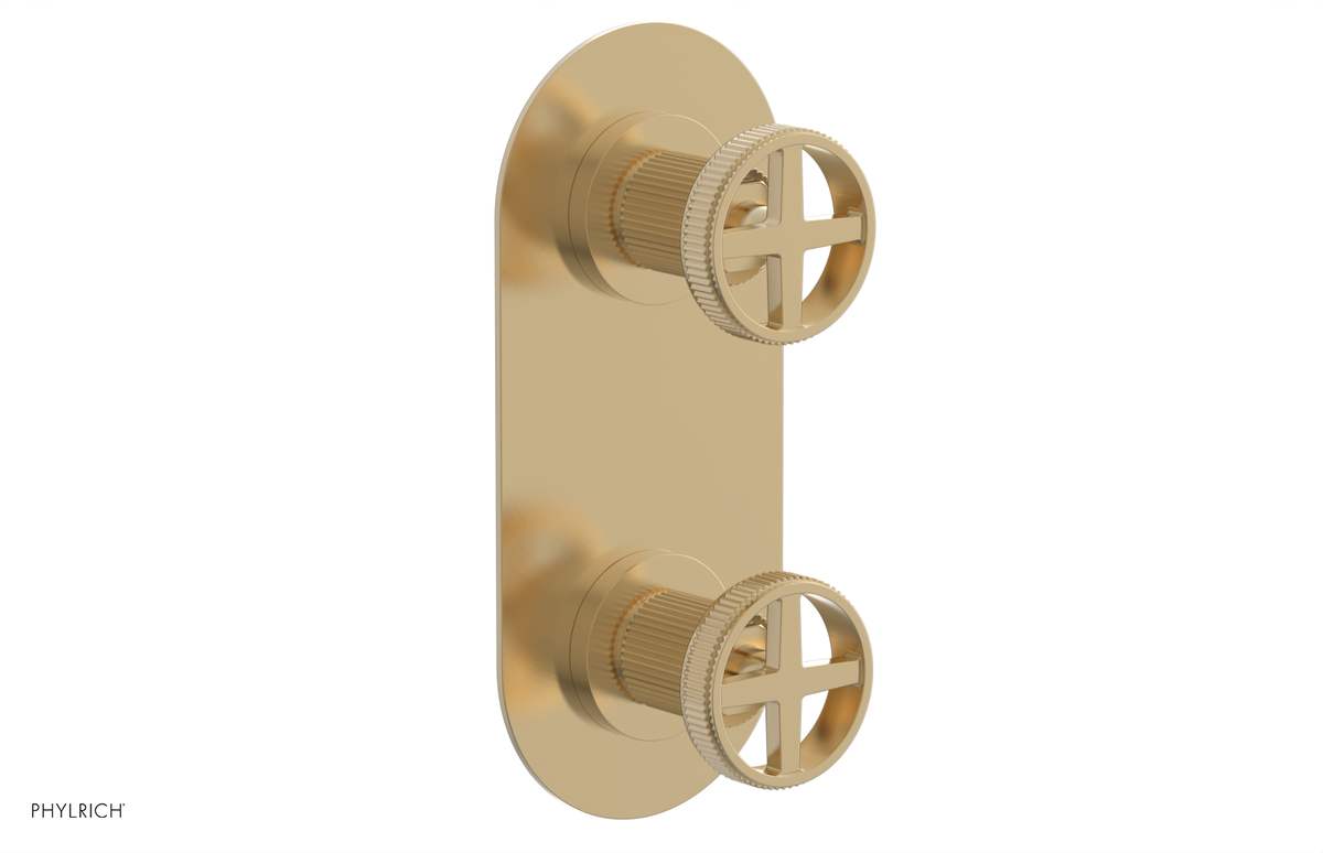DUSTRIE - Thermostatic Valve with Volume Control or Diverter - Grooved 4-618