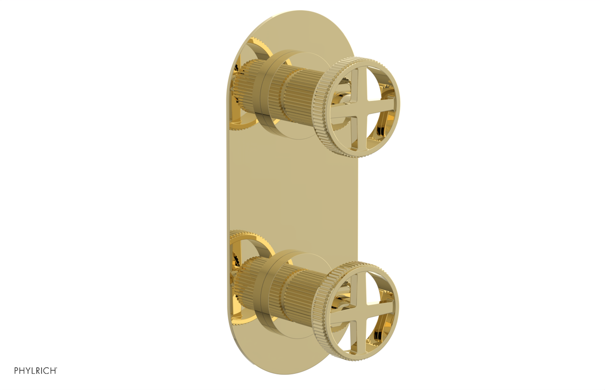 DUSTRIE - Thermostatic Valve with Volume Control or Diverter - Grooved 4-618