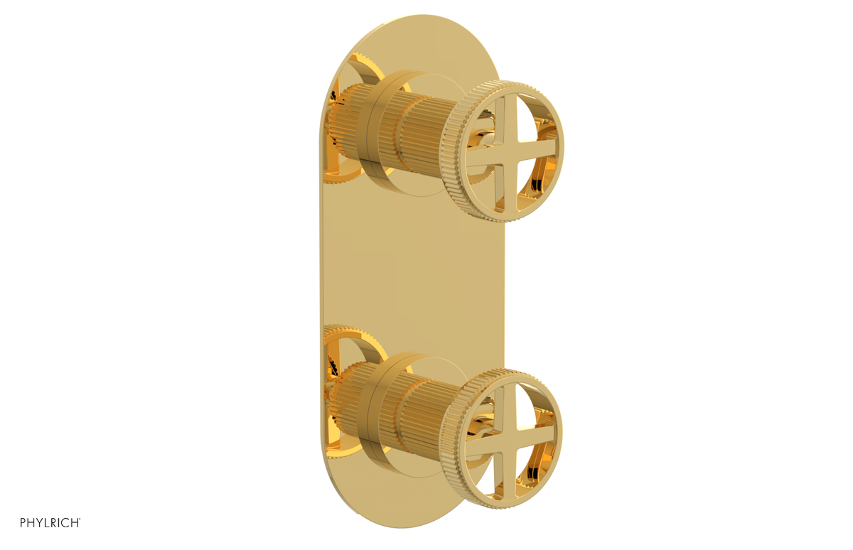DUSTRIE - Thermostatic Valve with Volume Control or Diverter - Grooved 4-618