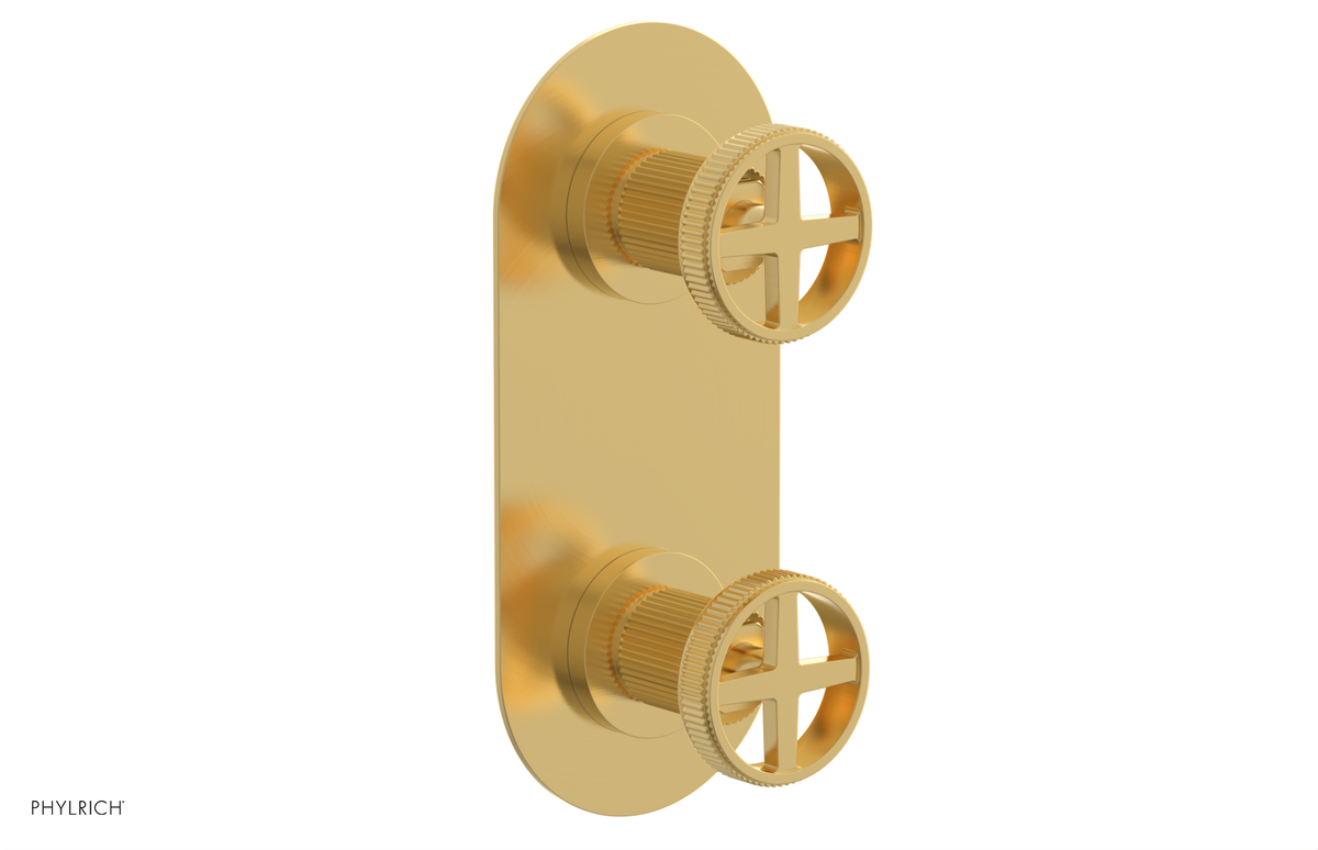 DUSTRIE - Thermostatic Valve with Volume Control or Diverter - Grooved 4-618