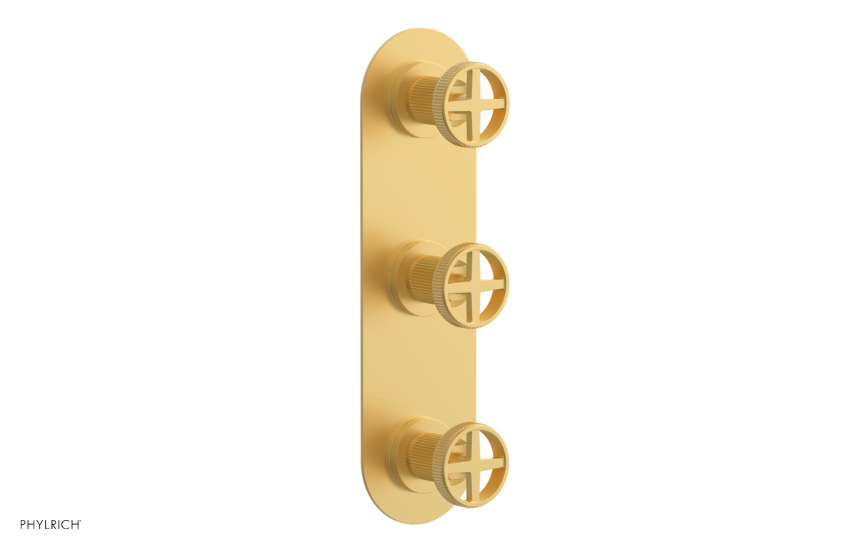 DUSTRIE - Thermostatic Valve with Two Volume Control -  Grooved 4-620