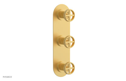 DUSTRIE - Thermostatic Valve with Two Volume Control -  Grooved 4-620