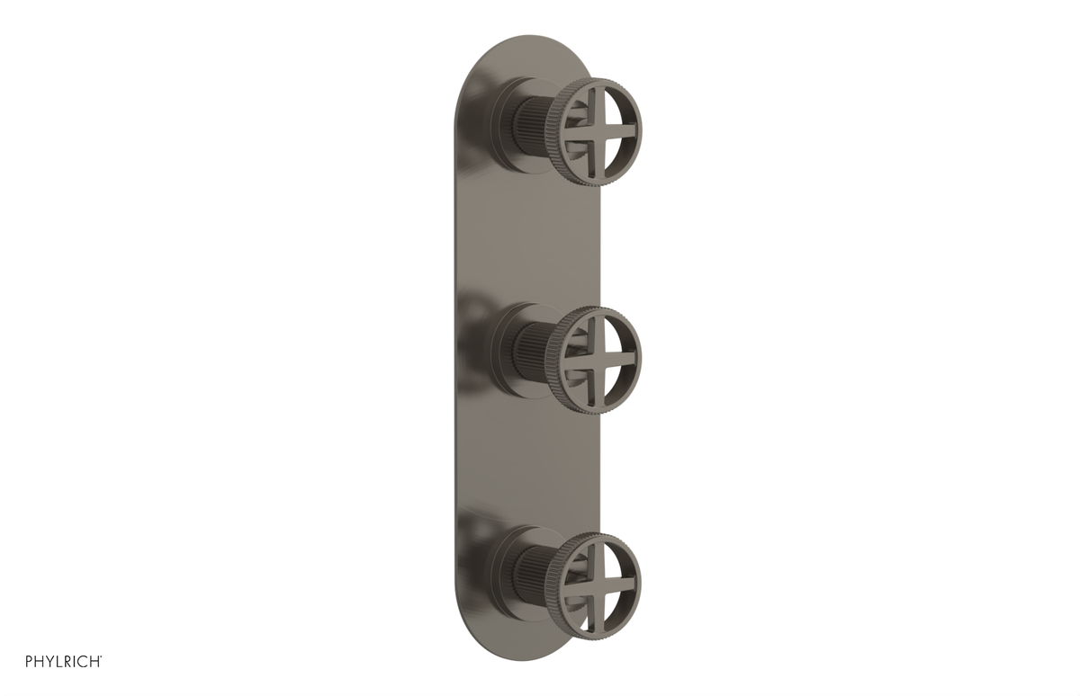 DUSTRIE - Thermostatic Valve with Two Volume Control -  Grooved 4-620